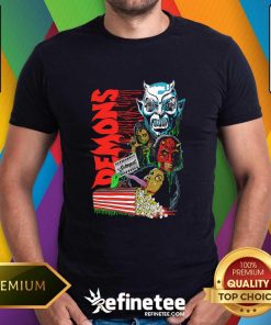 Demons Retro Horror T-shirt