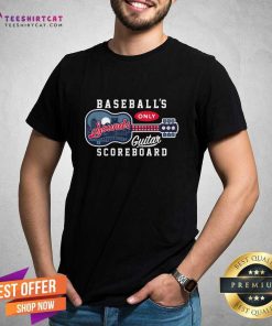 Nashville Sounds Navy Guitar Scoreboard T-shirt