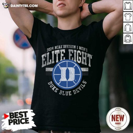 2024 NCAA Division I Men's Elite Eight Duke Blue Devils T-shirt