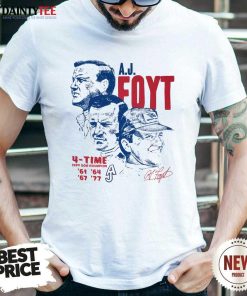 AJ Foyt 4-Time Indy 500 Winner T-shirt