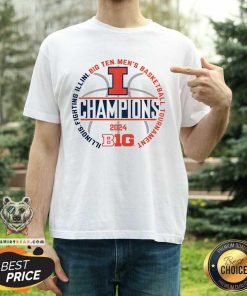 Illinois Fighting Illini 2024 Big 10 Tournament Champions T-shirt
