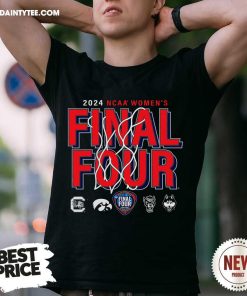 2024 NCAA Women's Basketball Tournament March Madness Final Four Dynamic Action T-Shirt