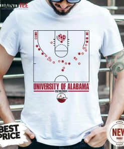 Alabama NCAA Men's Basketball University of Alabama T-shirt