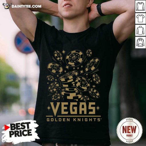 Awesome Vegas Golden Knights Poker Chip T-shirt
