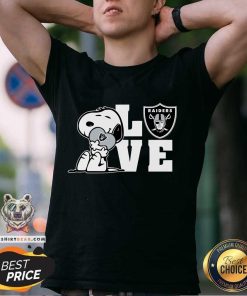 Snoopy Love Las Vegas Raiders T-Shirt