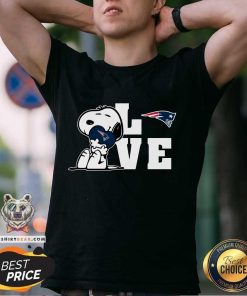 Snoopy Love New England Patriots T-Shirt