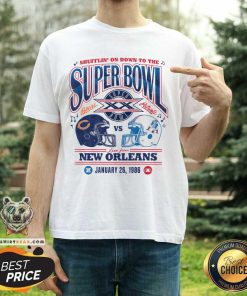 Dueling Super Bowl XX New Orleans Bears vs Patriot T-shirt