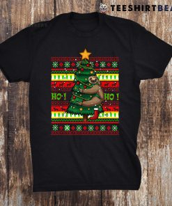 Sloth Ugly Christmas Sloth Fans And Sloth Lover Shirt