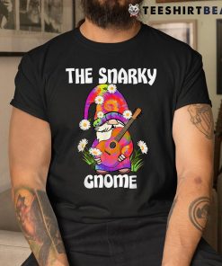Snarky Gnome Merry Christmas Tie Dye Pajamas Shirt