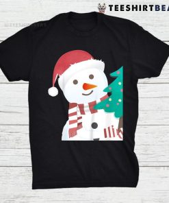 Snow Man Snowflake Winter Christmas Tree Holiday X Mas Shirt