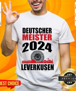Bayer Leverkusen 2024 Champions Deutscher Meister T-shirt
