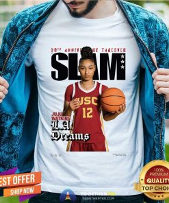SLAM Cover 30th Anniversary Takeover Juju Watkins LA Dreams T-shirt