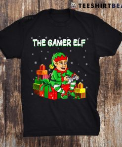 The Gamer Elf Funny Gifts Woman Christmas Gaming Xmas Shirt