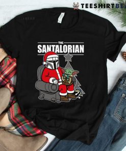 The Santalorian And Baby Yoda Christmas Shirt