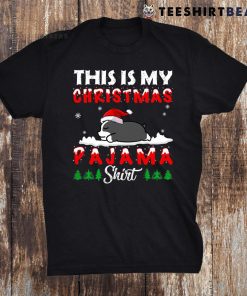 This Is My Christmas Pajama Boston Terrier Dog Funny Xmas Shirt