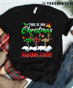 This Is My Christmas Pajama Flamingo Lover Lights Xmas Shirt