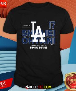 Los Angeles Dodgers Shohei Ohtani Royal 2024 MLB World Tour Seoul Series T-Shirt