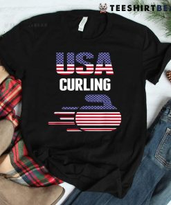 USA Team Curling Rock Jersey Shirt