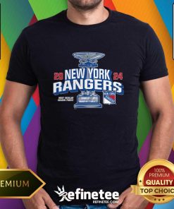 New York Rangers 2024 Presidents' Trophy T-Shirt
