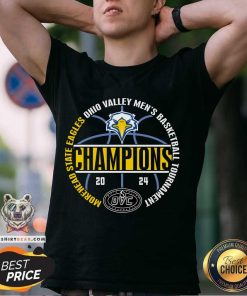 Morehead State Eagles 2024 OVC Men's Basketball Conference Tournament Champions T-Shirt