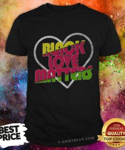 UBU Stylez Black Love Matters T-shirt