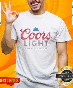 Coors Light Distressed Cold As The Rockies T-shirt
