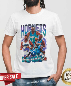 HWC Charlotte Hornets Larry Johnson T-Shirt
