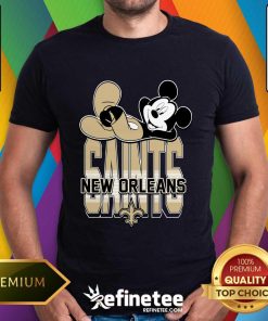 Saints New Orleans Mickey Kick Back T-shirt