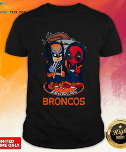 Denver Broncos Marvel Wolverine Deadpool True Friends T-Shirt
