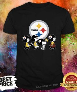 The Peanuts Snoopy And Friends Cheer For The Pittsburgh Steelers NFL T-shirt