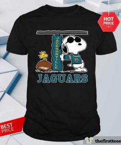 Snoopy Joe Cool And Woodstock The Jacksonville Jaguars T-shirt