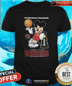South Carolina Gamecocks Mickey Mouse 2024 NCAA Women’s Championship Final Four Winner T-shirt