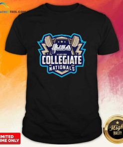 USA Powerlifting Atlanta 2024 Collegiate Nationals T-shirt
