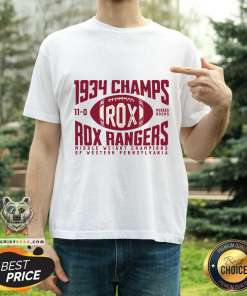 Rox Rangers Football 1934 Champs T-Shirt