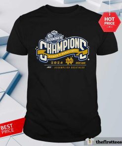Notre Dame Fighting Irish 2024 ACC Women's Basketball Conference Tournament Champions Locker Room T-Shirt