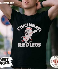 Baseball Cincinnati Redlegs Mascot Homage T-shirt