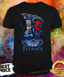 Tennessee Titans Marvel Wolverine Deadpool True Friends T-Shirt