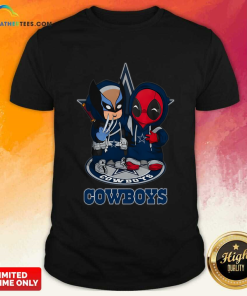 Dallas Cowboys Marvel Wolverine Deadpool True Friends T-shirt