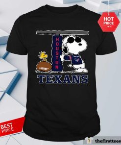 Snoopy Joe Cool And Woodstock The Houston Texans T-shirt