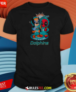 Miami Dolphins Marvel Wolverine Deadpool True Friends T-Shirt