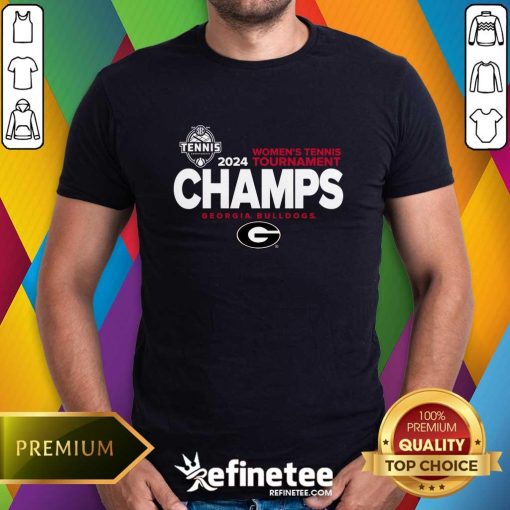 Georgia Bulldogs 2024 SEC Women's Tennis Champions Locker Room T-Shirt