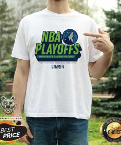 Minnesota Timberwolves 2024 NBA Playoffs Defensive Stance T-Shirt