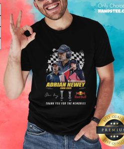 Adrian Newey 2006-2025 Thank You For The Memories T-shirt