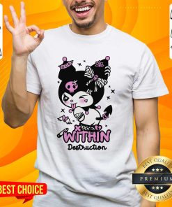 Awesome Devil Kitty Within Destructions T-Shirt