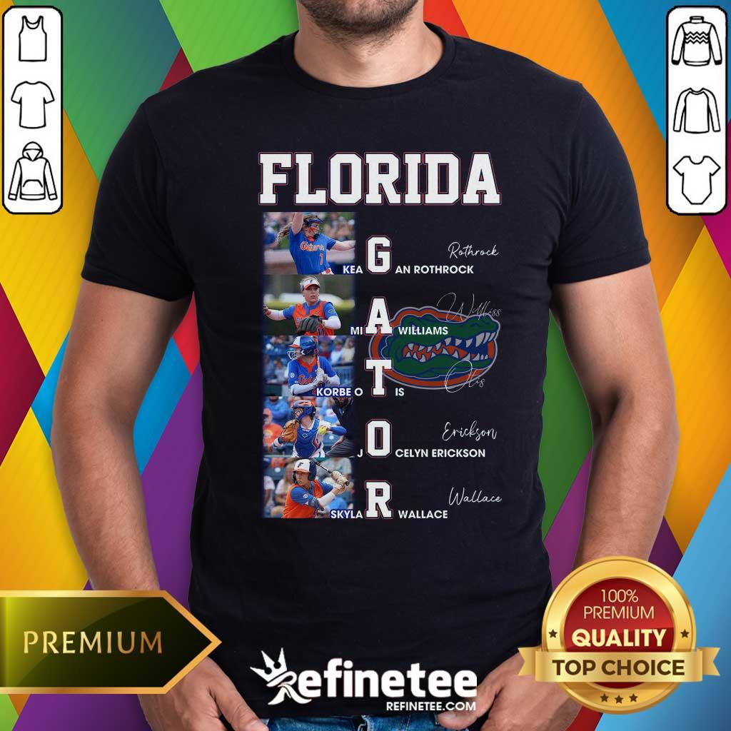 Shirt Awesome Florida Gators Starting 5 Team Player 2024 T-Shirt