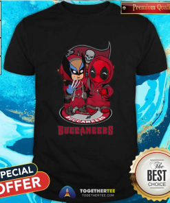 Tampa Bay Buccaneers Marvel Wolverine Deadpool True Friends T-Shirt