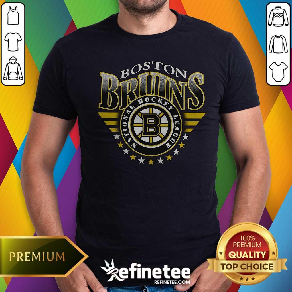 Shirt Boston Bruins Black Echo NHL T-shirt