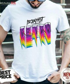 BOXHOT Retro Rainbow T-shirt
