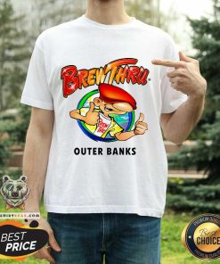 Brew Thru 2024 Annual Ice Blue Outer Banks T-shirt