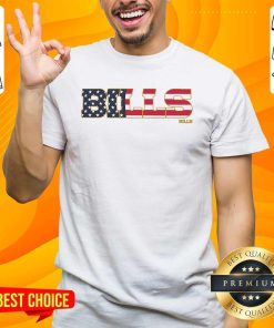 Buffalo Bills Flag Script Franklin T-shirt